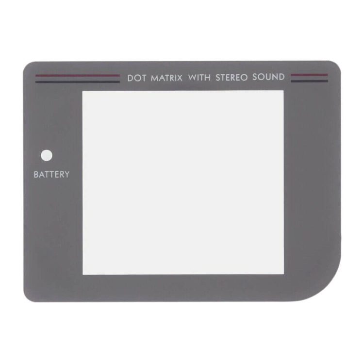 Gameboy Classic - Front Screen Lens Cover with Adhesive